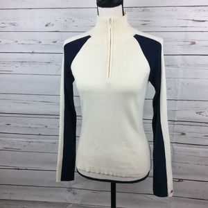 tommy hilfiger half zip jumper womens